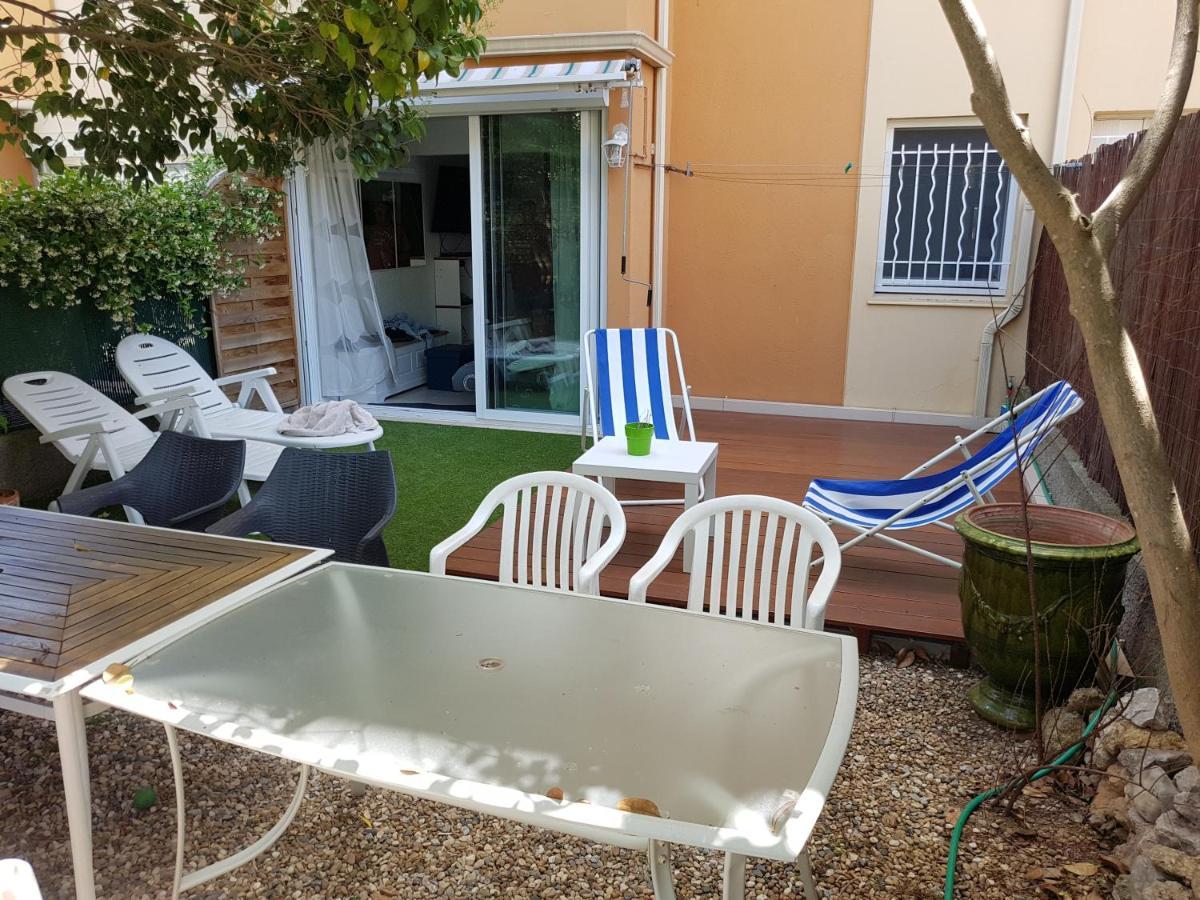 Appartement + JARDIN au calme avec BBQ + CELLIER + GARAGE à Sète Extérieur photo
