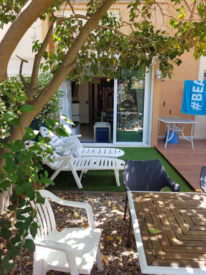 Appartement + JARDIN au calme avec BBQ + CELLIER + GARAGE à Sète Extérieur photo