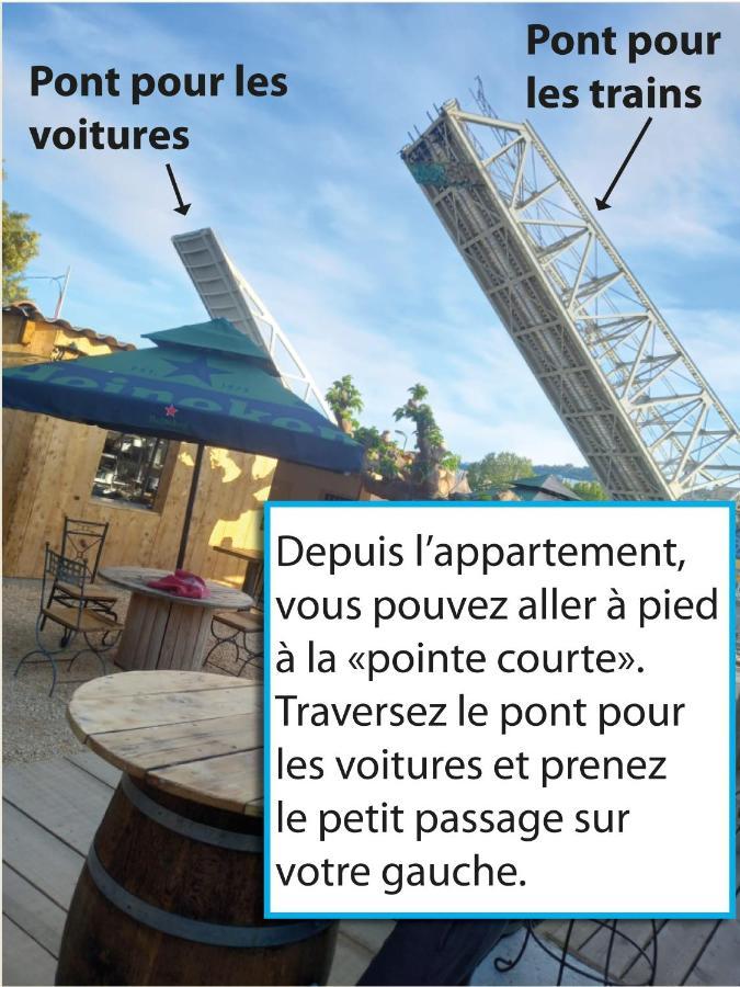 Appartement + JARDIN au calme avec BBQ + CELLIER + GARAGE à Sète Extérieur photo